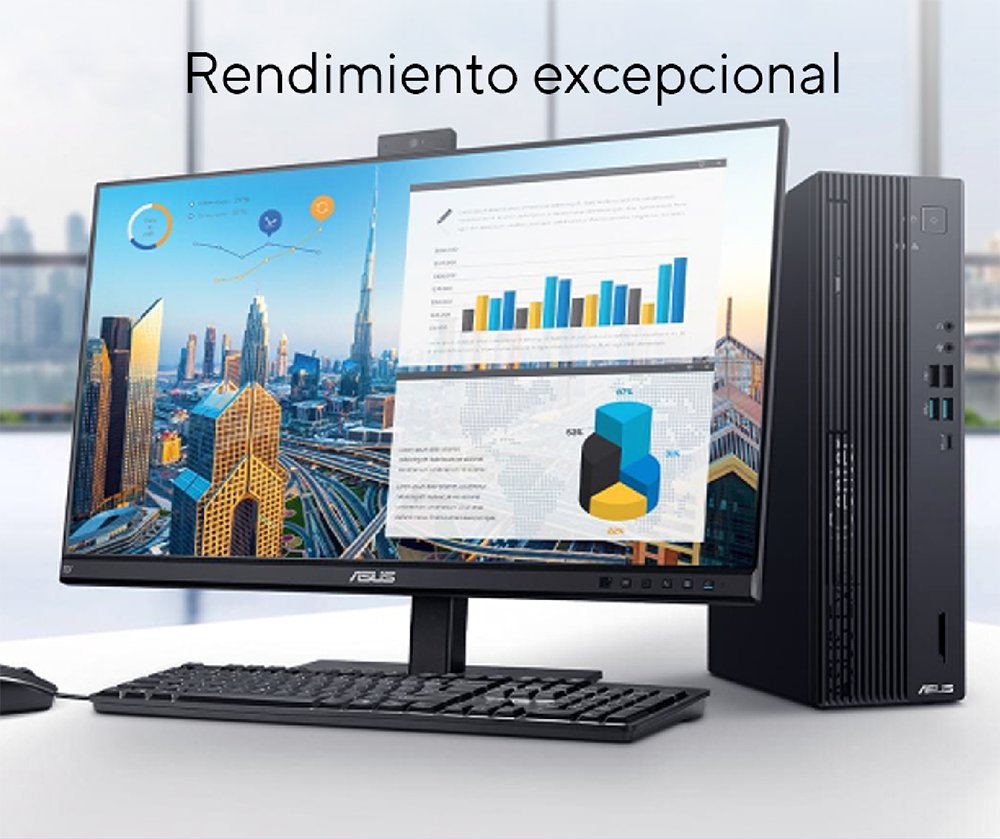 Interior del ASUS ExpertCenter con dise&ntilde;o libre de herramientas