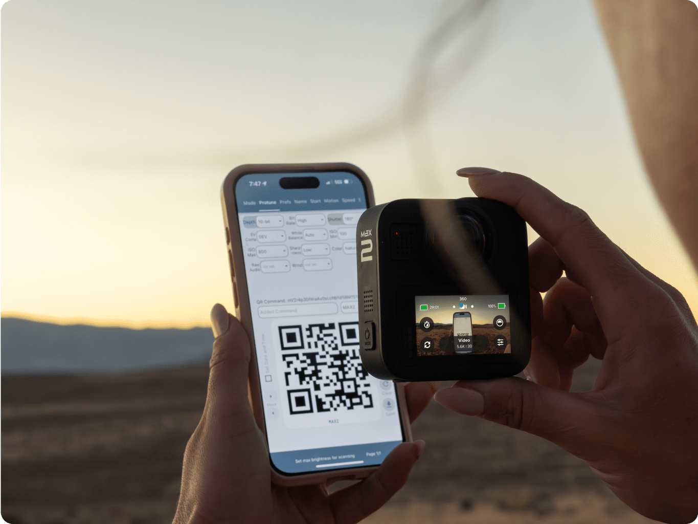 Pantalla de GoPro Labs mostrando opciones de configuraci&oacute;n avanzadas