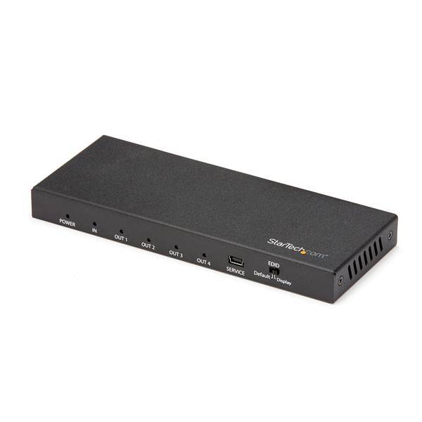 Divisor HDMI StarTech mostrando conexi&oacute;n 4K a 60Hz.