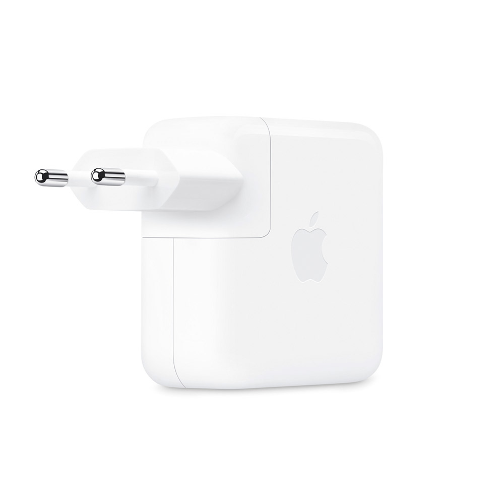Imagen del Cargador Apple USB C 70 W sobre un fondo blanco