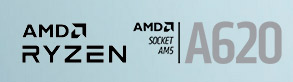 Contenido del empaque de la placa madre ASUS Prime A620M-A AMD A620 con cables y manual
