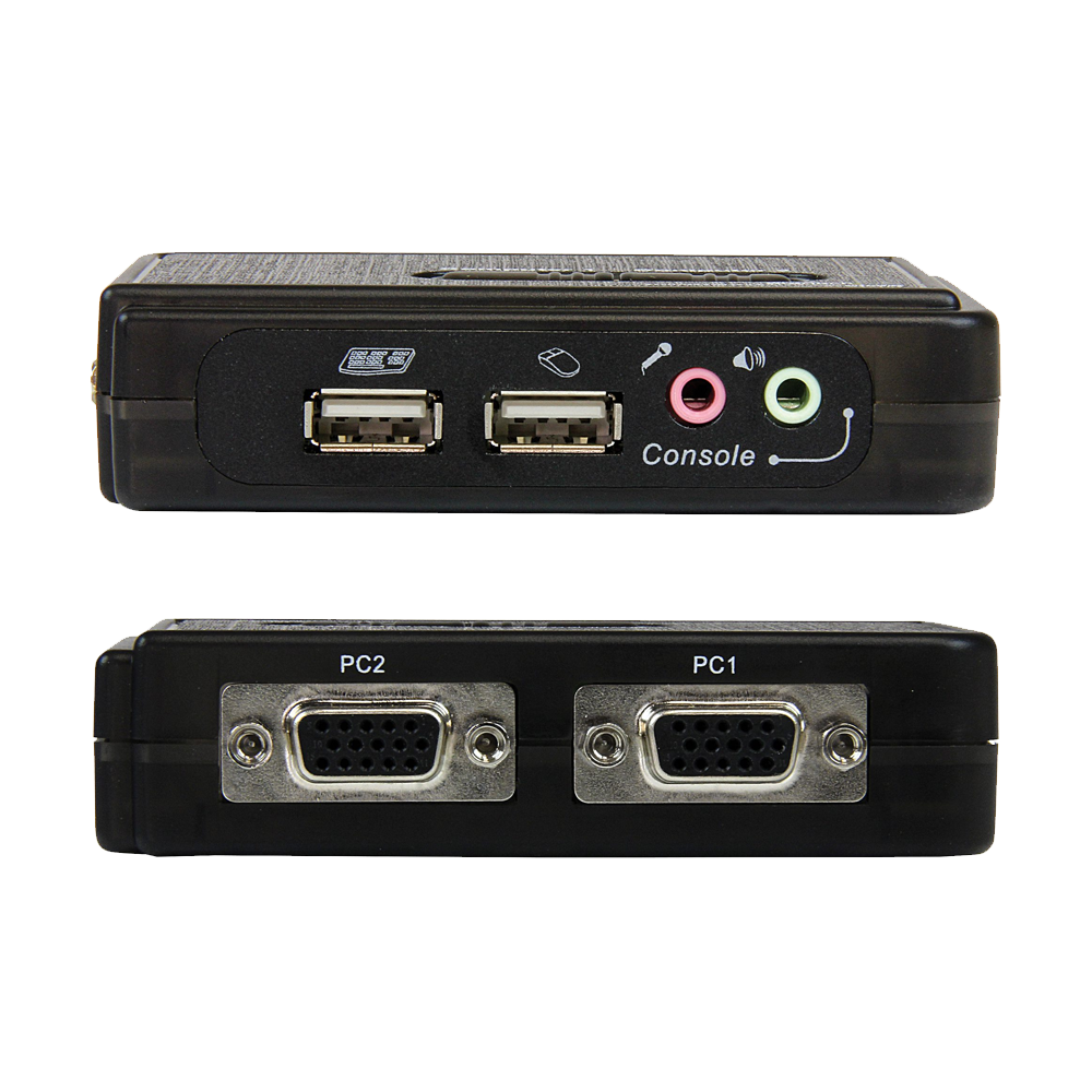 Puertos de audio del switch KVM