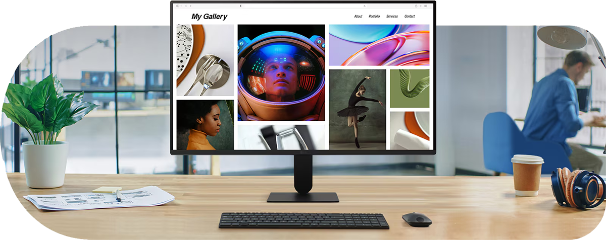 Monitor LG de 21,5 pulgadas Full HD 100 Hz con sRGB 99 % (t&iacute;pico), HDR 10 y 1 ms MBR.