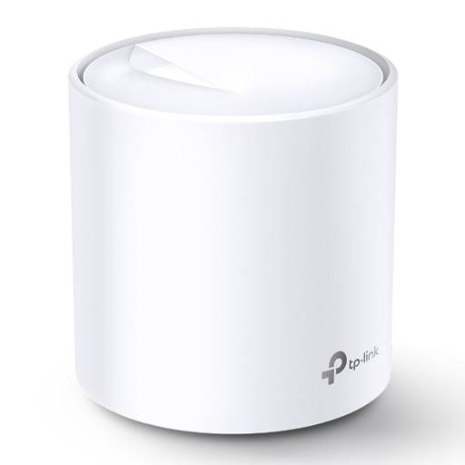 Imagen frontal del TP-LINK Deco X20 1pck Router con fondo blanco.