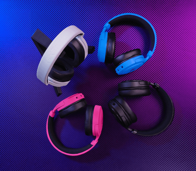 Aud&iacute;fonos gamer Trust GXT498 Forta fabricados con materiales reciclados compatibles con consola PlayStation 5