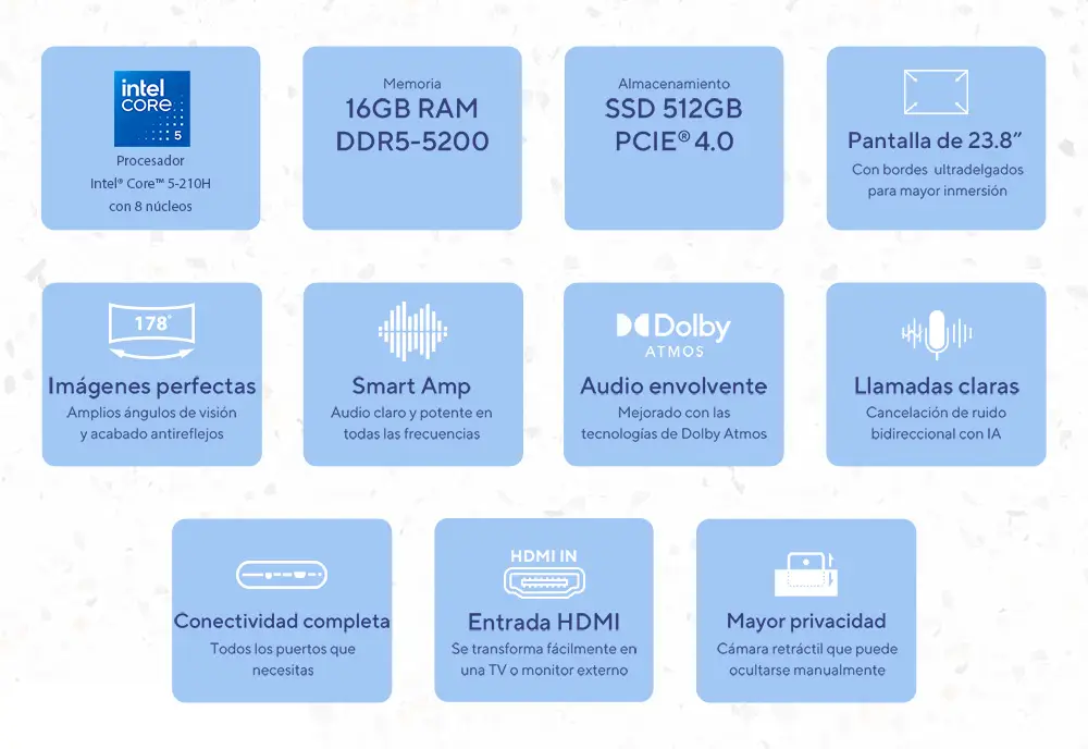Vista trasera del Notebook ASUS U9 ARL HX mostrando la tapa con logo ASUS