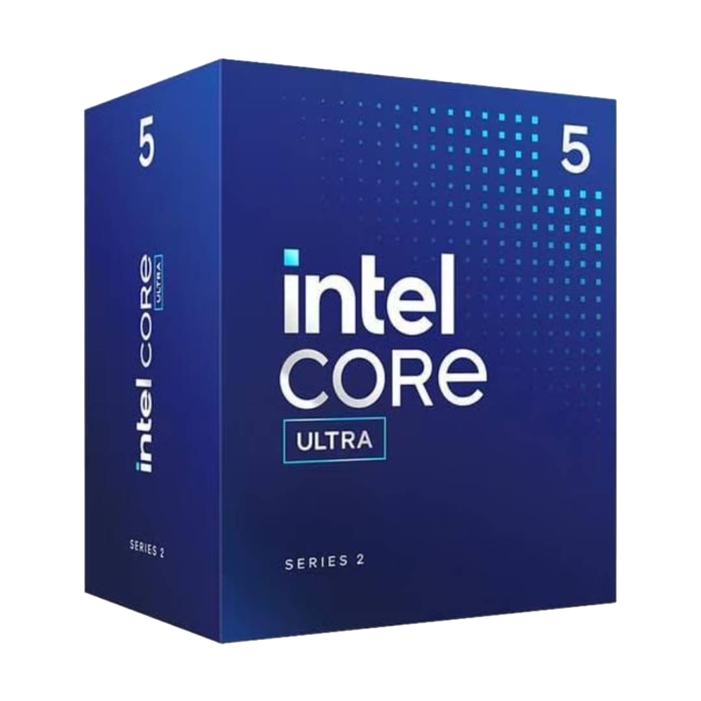 Vista frontal del procesador Intel Core Ultra serie 2