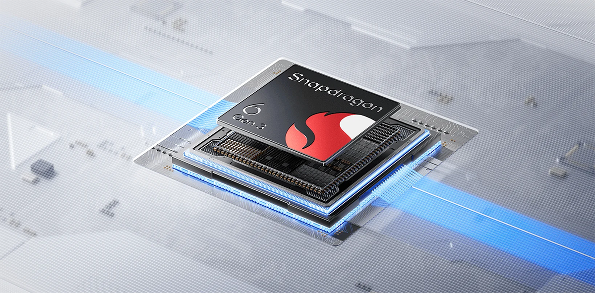Imagen simulada de procesador Snapdragon 6
