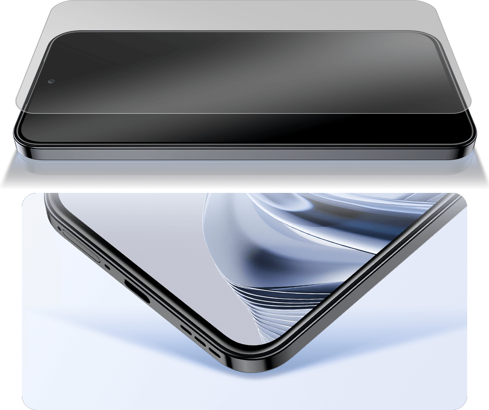 Vista del ZTE Nubia Air con pantalla Gorilla Glass