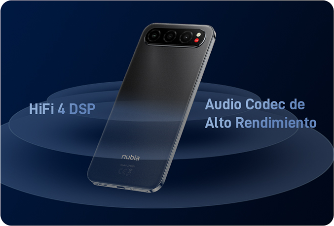 Celular ZTE Nubia Air 5g 256GB con audio inmersivo