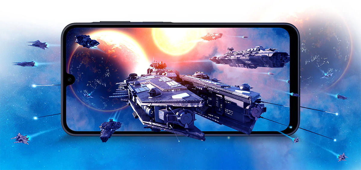 Imagen simulada de smartphone Samsung A17