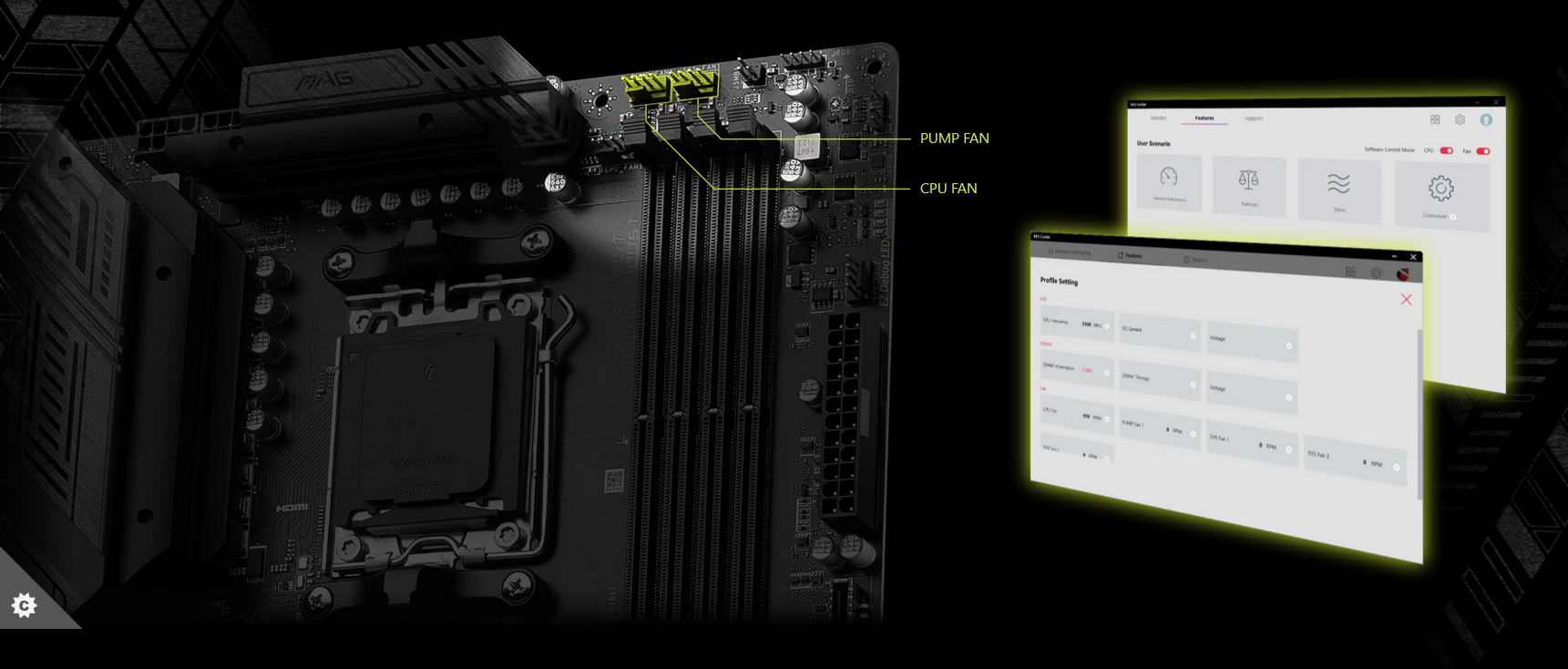 Integraci&oacute;n con MSI Center y Mystic Light