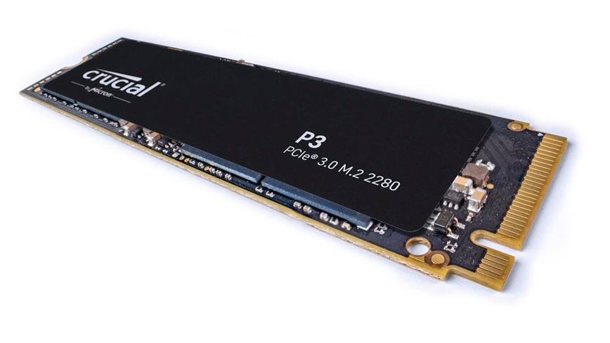 Vista frontal de la Unidad SSD Crucial CT4000P3SSD8