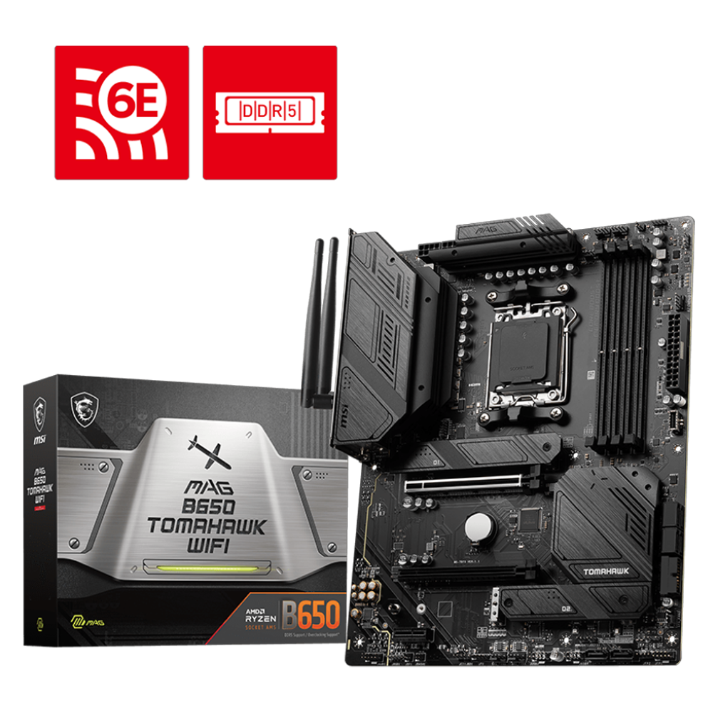[ジャンク品] MAG B650 TOMAHAWK WIFI MSI Placa Madre AMD MAG B650 TOMAHAWK WIFI (sAM5) | pc Factory