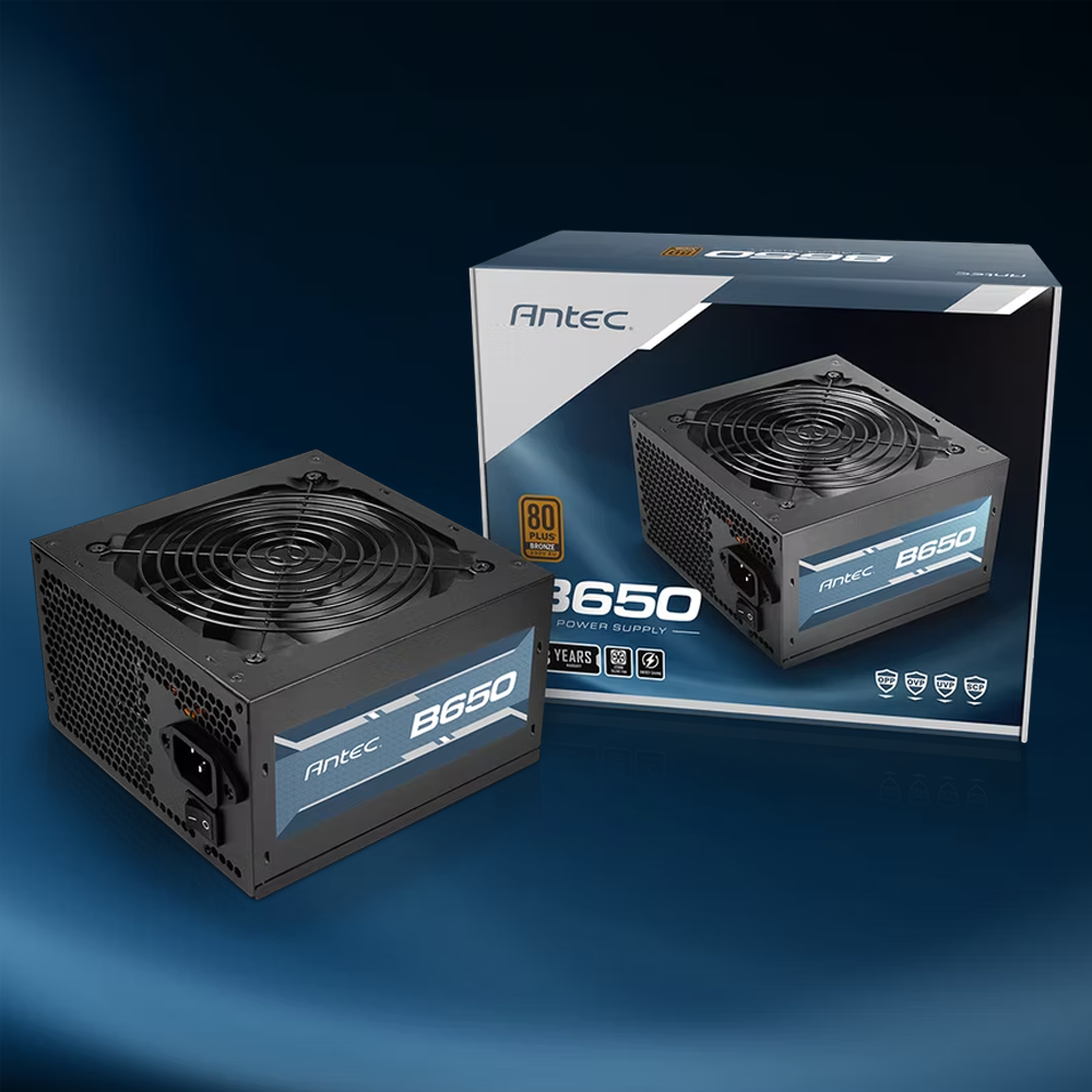 Fuente de poder Antec Atom B 650W con certificaci&oacute;n 80 PLUS Bronze
