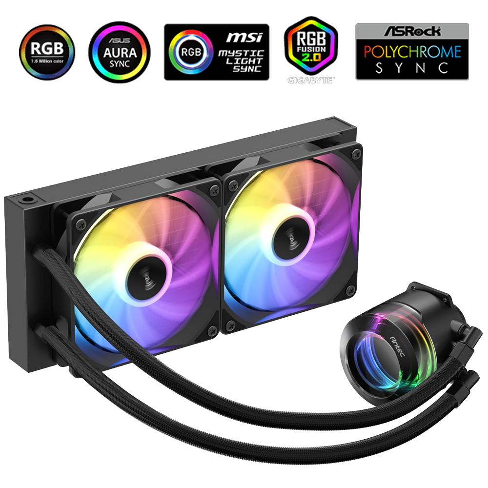 Sistema de refrigeraci&oacute;n l&iacute;quida Vortex LUM 240 ARGB con radiador de 240mm