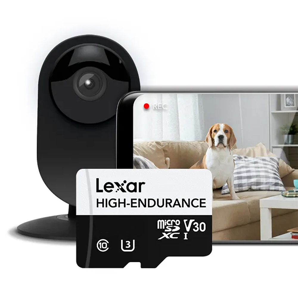 Compatibilidad de la tarjeta Lexar High-Endurance con c&aacute;maras de seguridad y dash cams