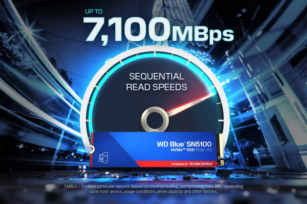 Unidad de estado s&oacute;lido SSD 500GB dise&ntilde;o compacto, almacenamiento veloz y eficiente para mejorar rendimiento del sistema