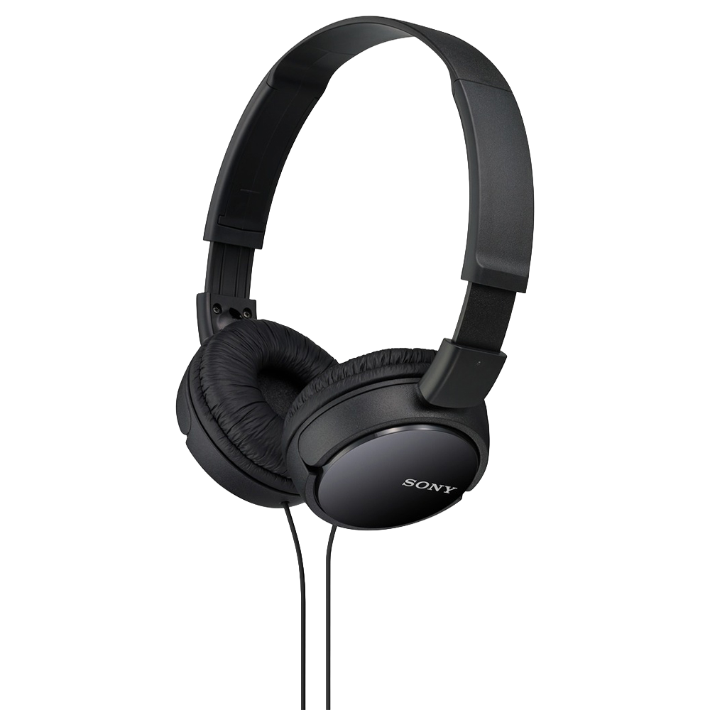 Vista lateral de los aud&iacute;fonos Headset SONY MDRZX110AP/B Negro