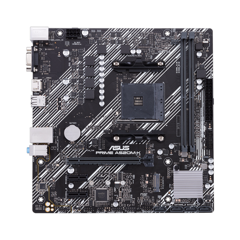 Placa madre ASUS PRIME A520M-K con socket AM4