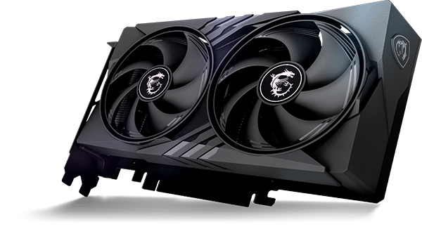 Vista frontal de Tarjeta de Video MSI GeForce RTX 5050 8G Gaming OC