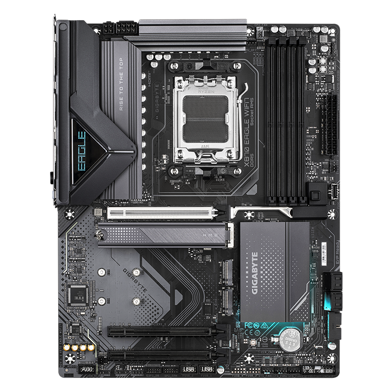 Placa madre GIGABYTE X870 EAGLE WIFI7 con z&oacute;calo AM5