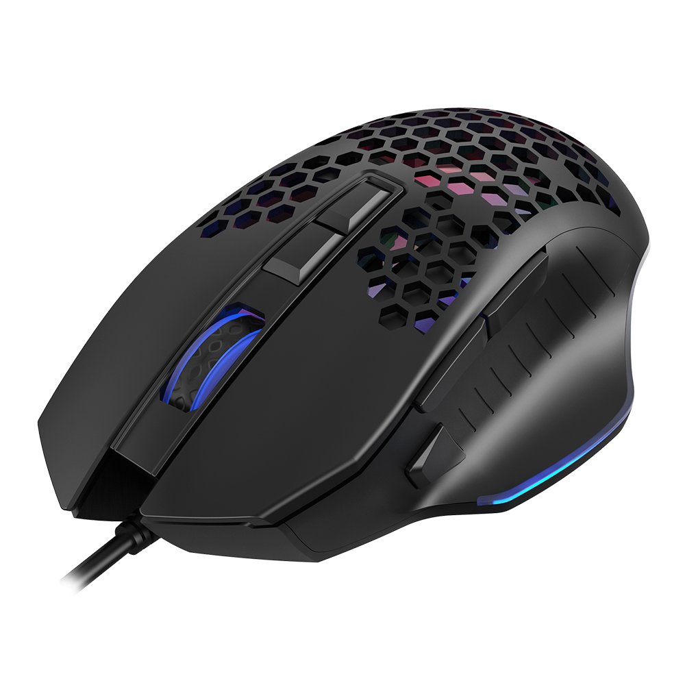 Mouse gamer ViewSonic MU910 con 9 botones programables e iluminaci&oacute;n RGB
