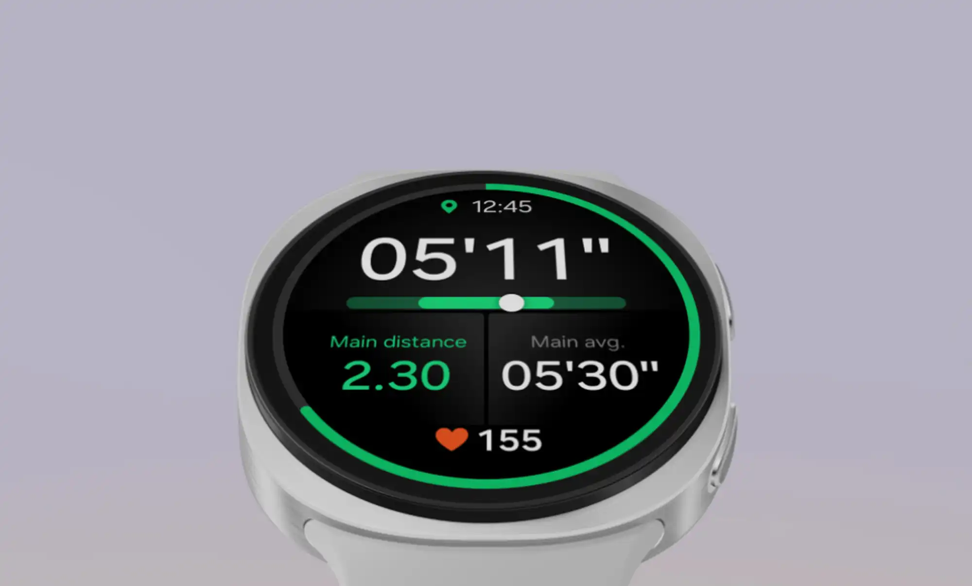 Pantalla del Galaxy Watch8 bajo luz solar intensa