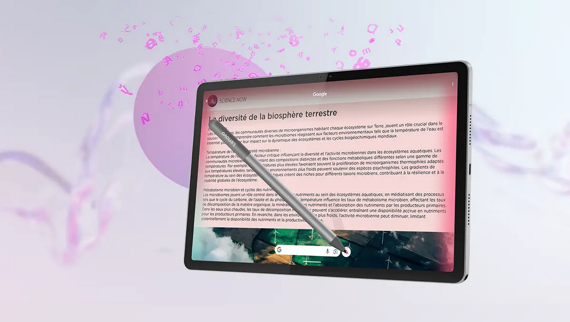 Tablet Lenovo Idea Tab 11 ideal para entretenimiento multimedia con pantalla grande y sonido envolvente