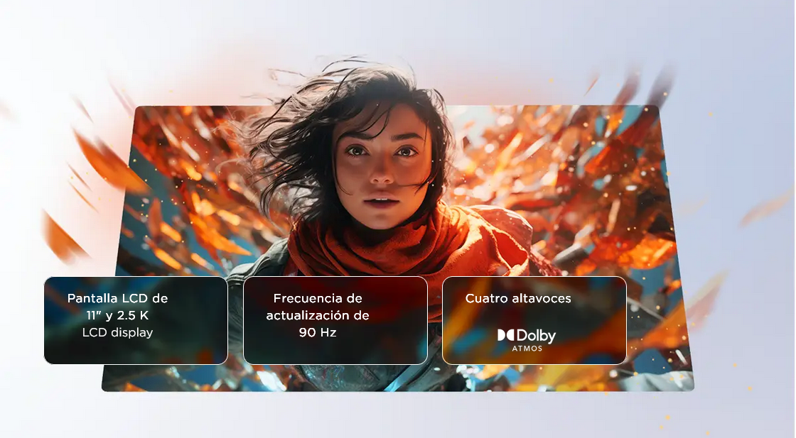 Tablet Lenovo Idea Tab 11 utilizada para estudiar, trabajar y navegar por internet con gran rendimiento