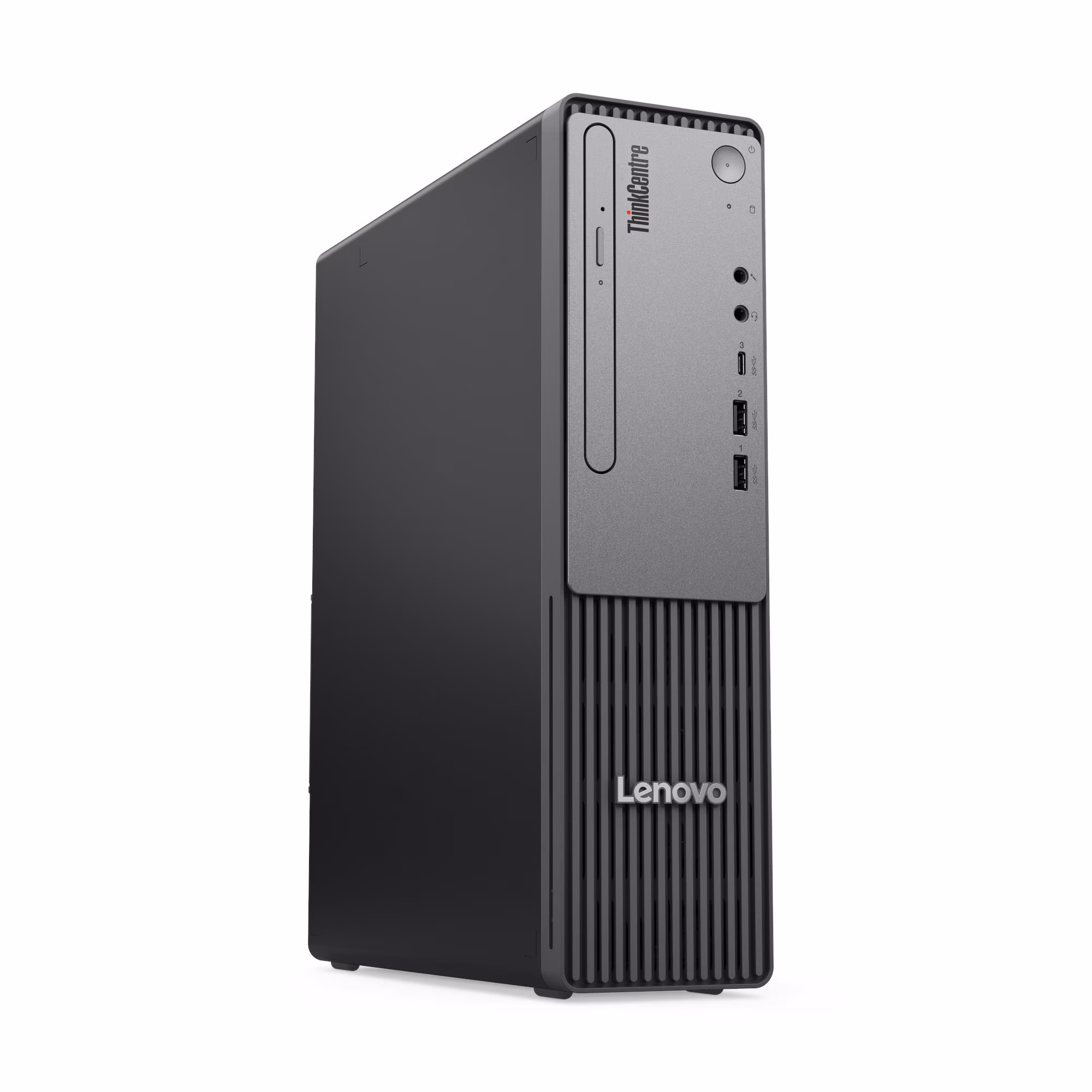 Vista frontal del Desktop ThinkCentre Neo 30s SFF destacando su dise&ntilde;o compacto y profesional