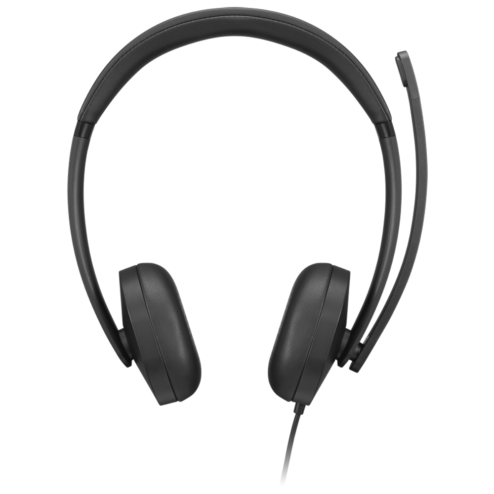 Aud&iacute;fonos Lenovo Wired VoIP Headset con micr&oacute;fono y controles en el cable