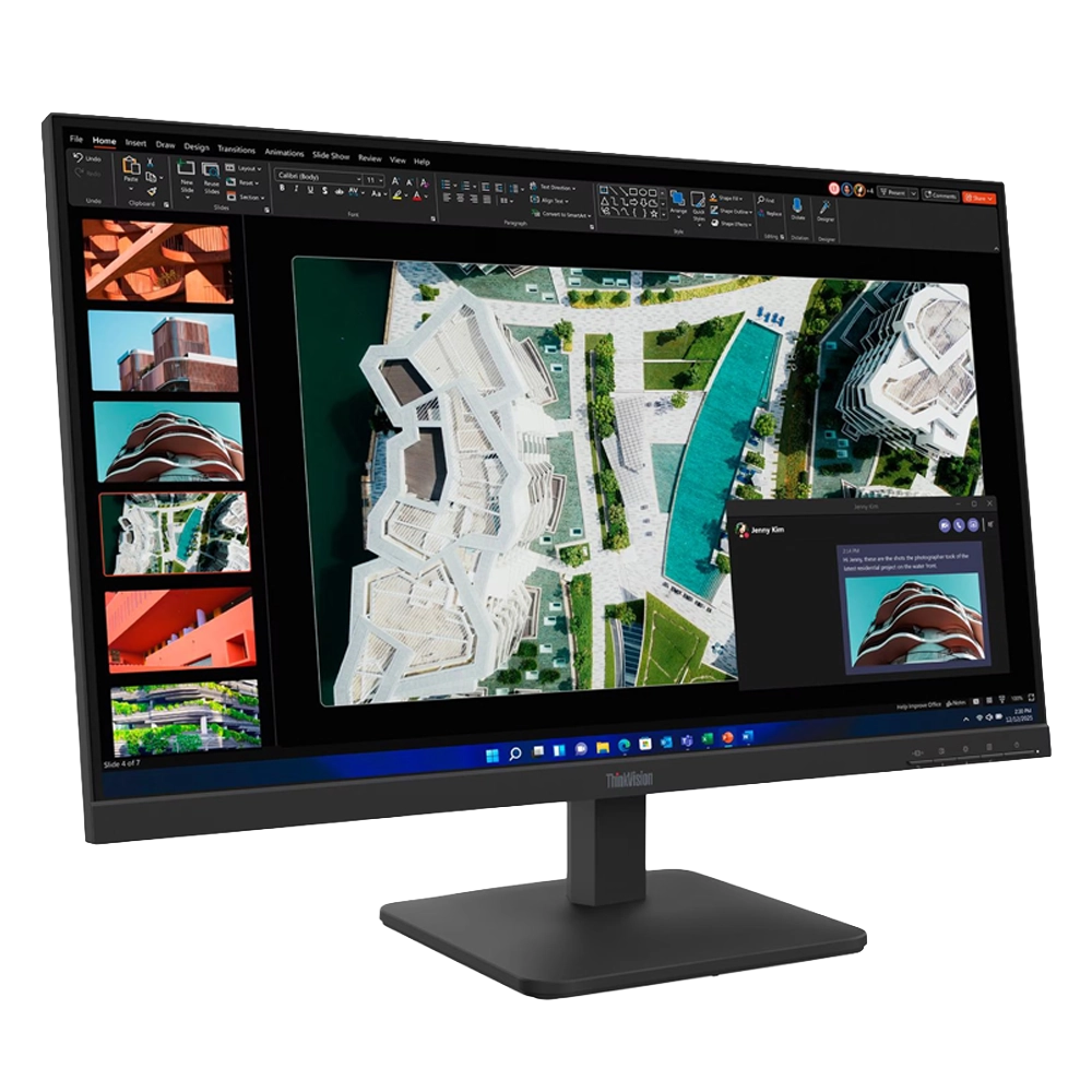 Monitor Lenovo ThinkVision S27-4e de 27 pulgadas con resoluci&oacute;n Full HD y panel IPS