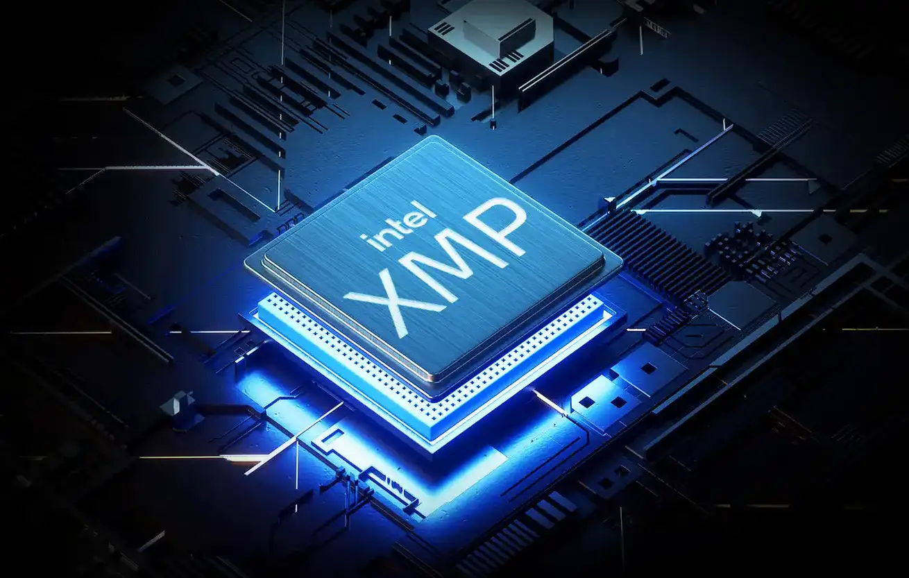 Logotipos de compatibilidad AMD e Intel XMP 2.0