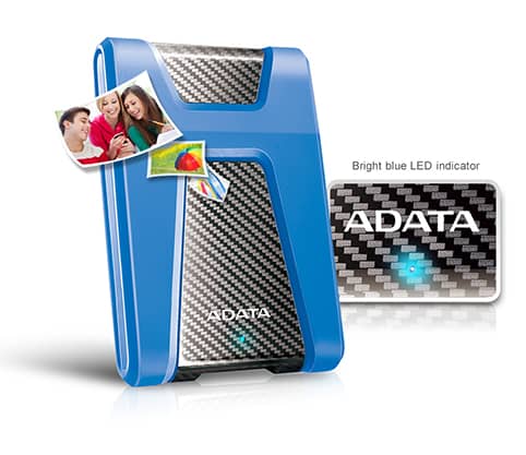 Indicador LED azul de estado y superficie resistente a ara&ntilde;azos