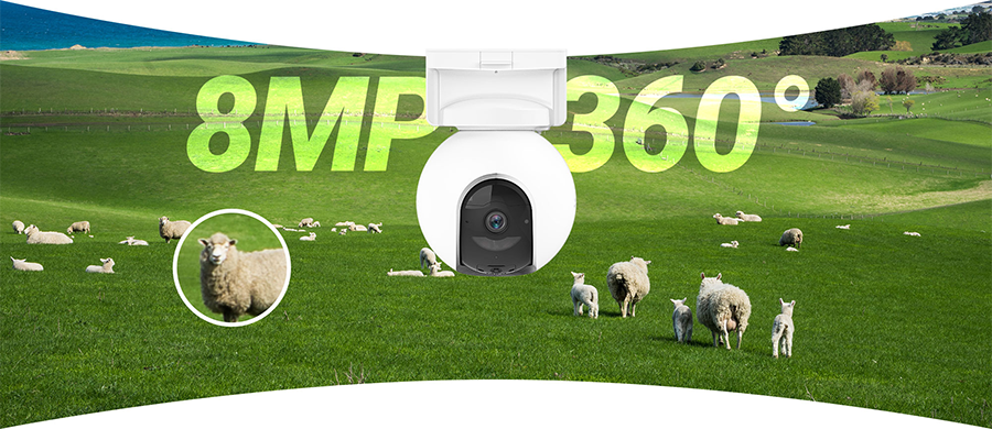 C&aacute;mara EB8 Pro 4G cuenta con resoluci&oacute;n de 8K y visi&oacute;n panor&aacute;mica 360&deg;