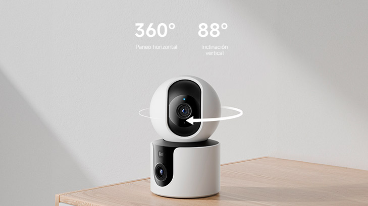c&aacute;mara Xiaomi C300 con visi&oacute;n nocturna infrarroja para seguridad en ambientes oscuros