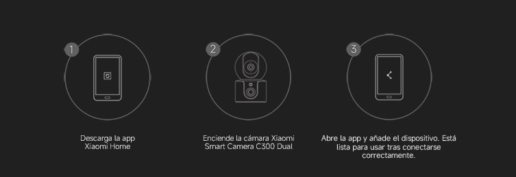Xiaomi Camera C300 f&aacute;cil instalaci&oacute;n en pared o superficie plana para uso interior