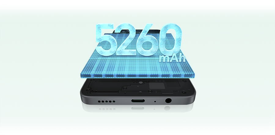 Bater&iacute;a de 5260 mAh de alta capacidad