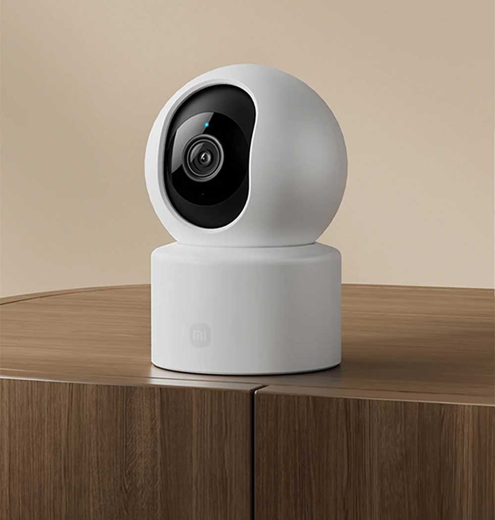 C&aacute;mara Xiaomi Smart Camera C201 vista frontal dise&ntilde;o compacto para vigilancia interior