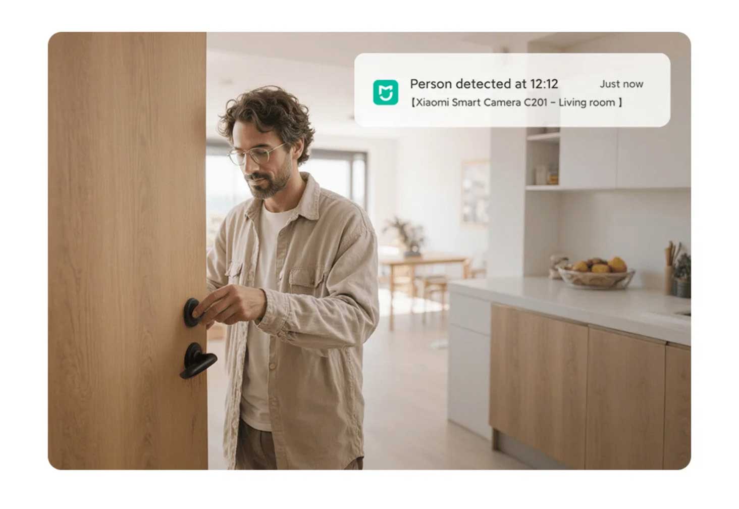 Xiaomi Smart Camera C201 con audio bidireccional para comunicaci&oacute;n remota