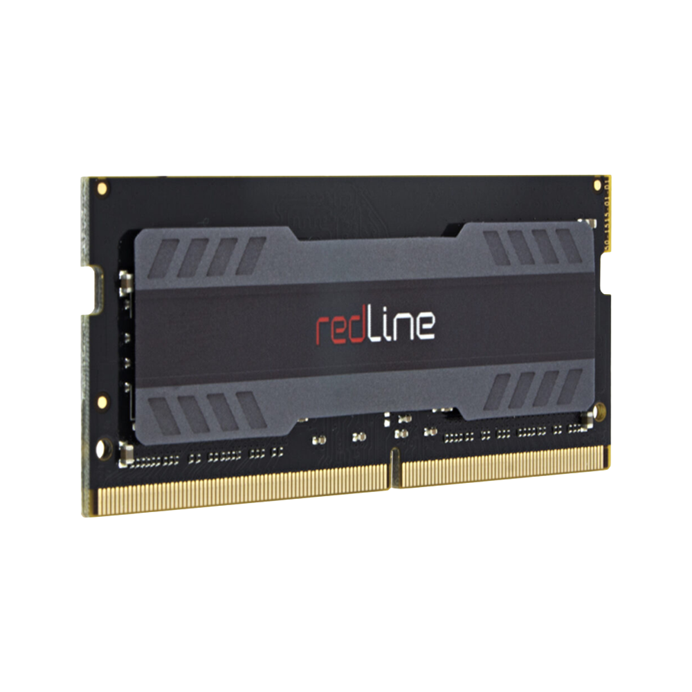 Vista detallada de los contactos y componentes de la memoria SODIMM Mushkin