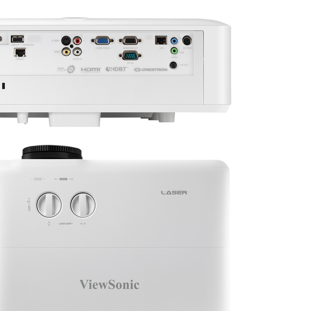 Panel de conexiones traseras incluyendo HDMI 2.0 y HDBT