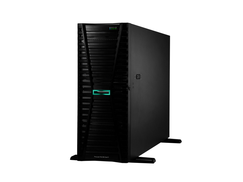 Servidor de torre HPE ProLiant ML350 Gen11 dise&ntilde;ado para cargas de trabajo exigentes