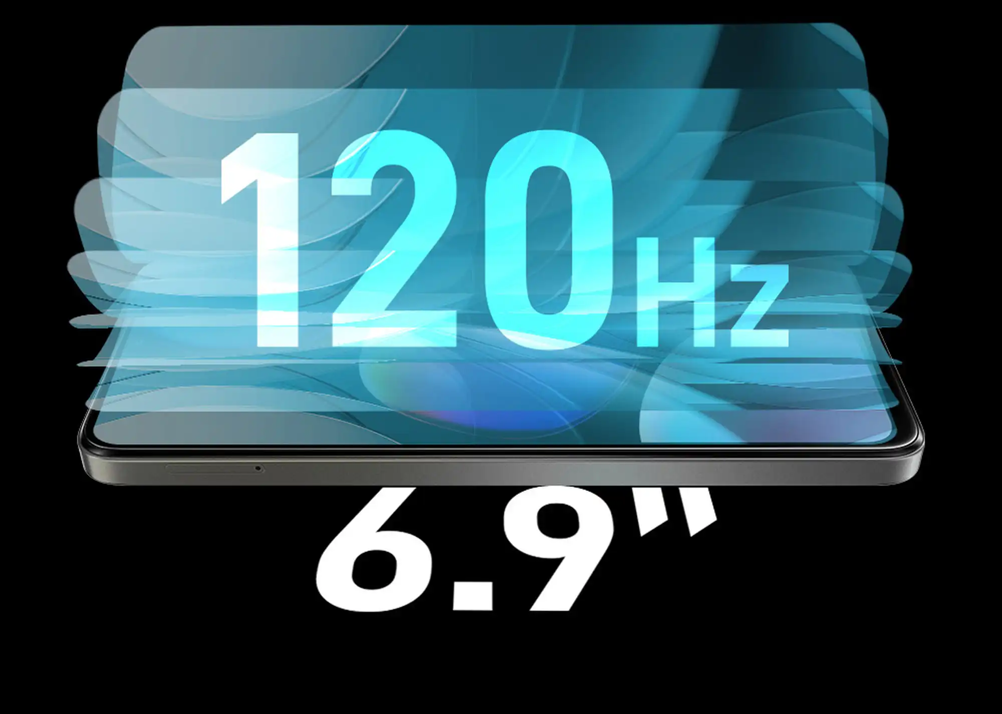 ZTE V80 Max perfil lateral delgado dise&ntilde;o ergon&oacute;mico