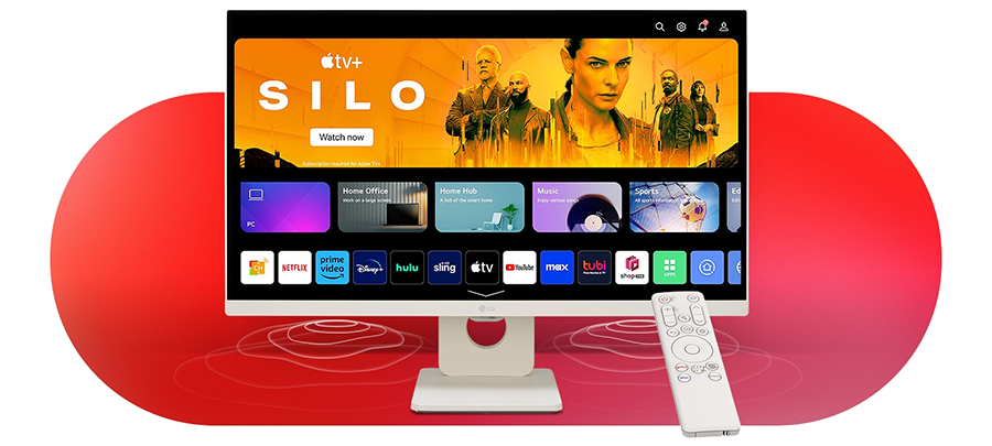 webOS 23 nueva p&aacute;gina de inicio - Monitor Smart LG MyView 25in Full HD IPS WebOS 25SR50F-W.AWH
