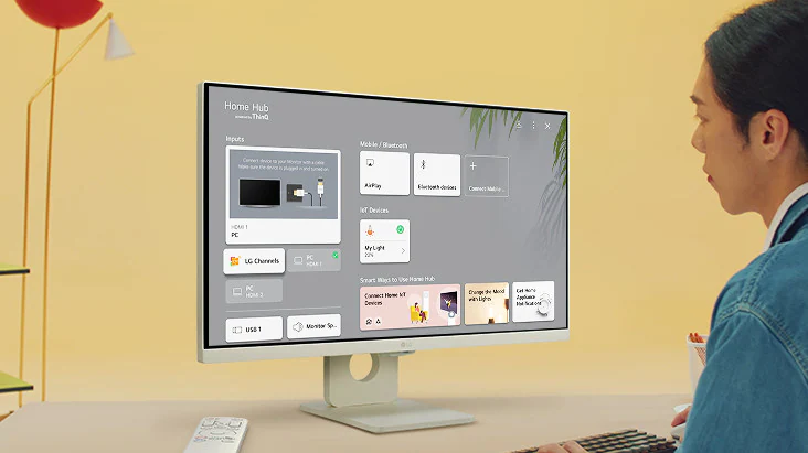 Monitor Smart LG MyView 25in Full HD IPS WebOS 25SR50F-W.AWH