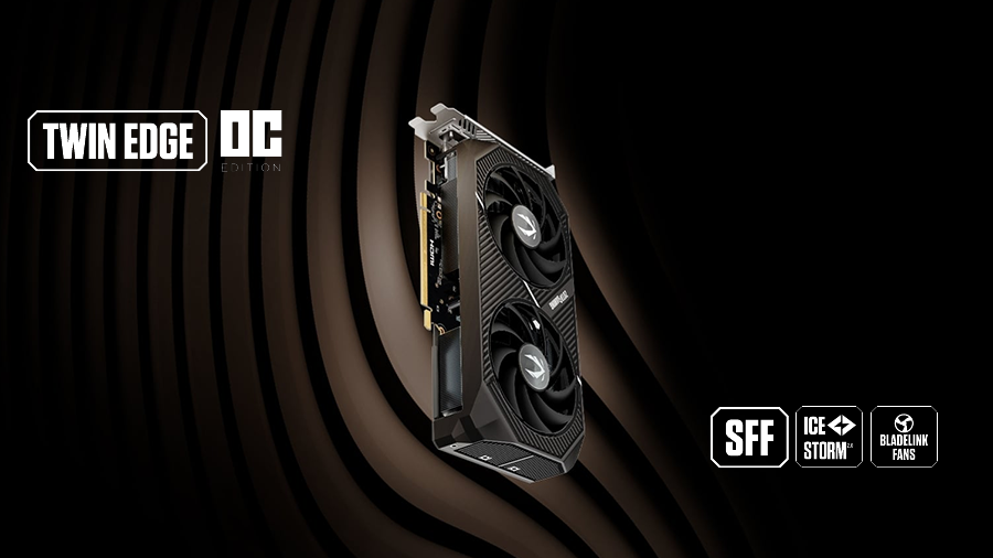 Tarjeta gr&aacute;fica ZOTAC GAMING GeForce RTX 5060 Ti con dise&ntilde;o compacto Twin Edge