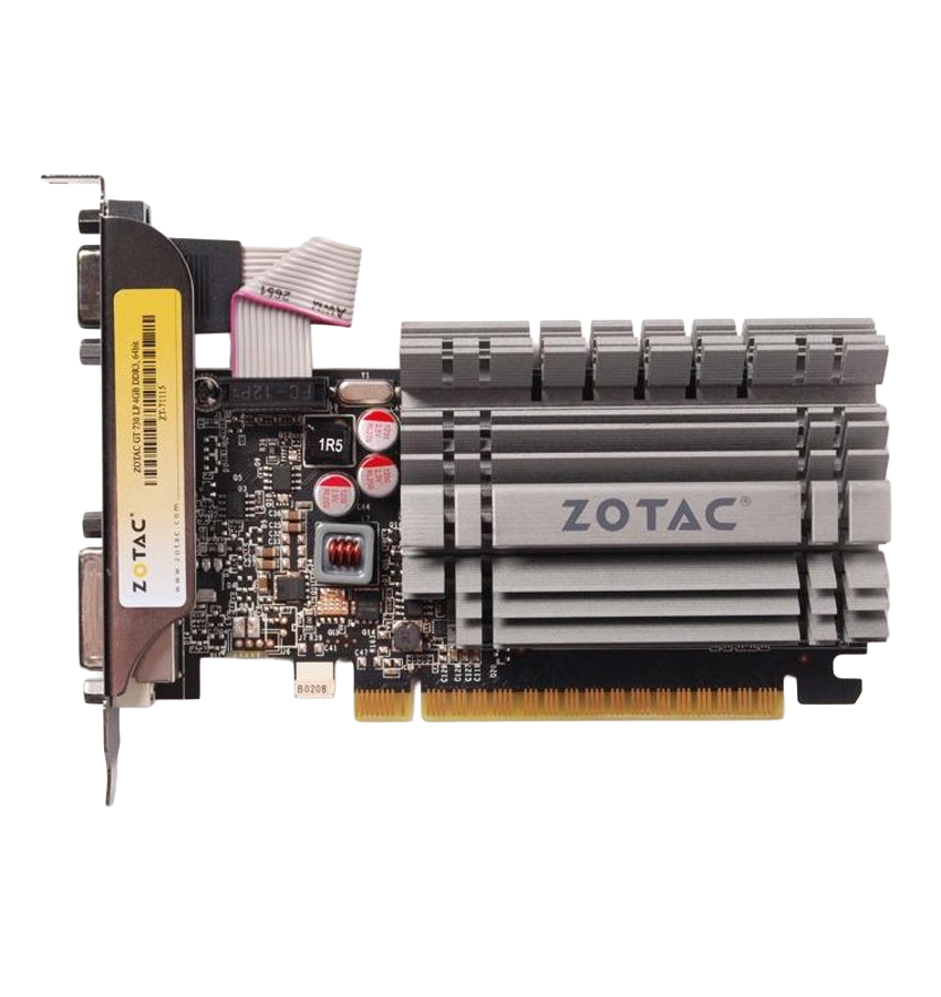 Tarjeta de video Zotac GT 730 Zone Edition con disipador pasivo