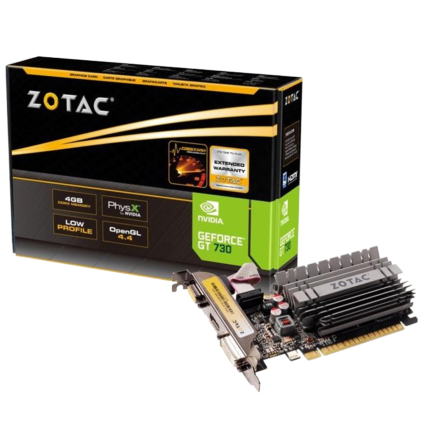 Factor de forma compacto de la Zotac GT 730